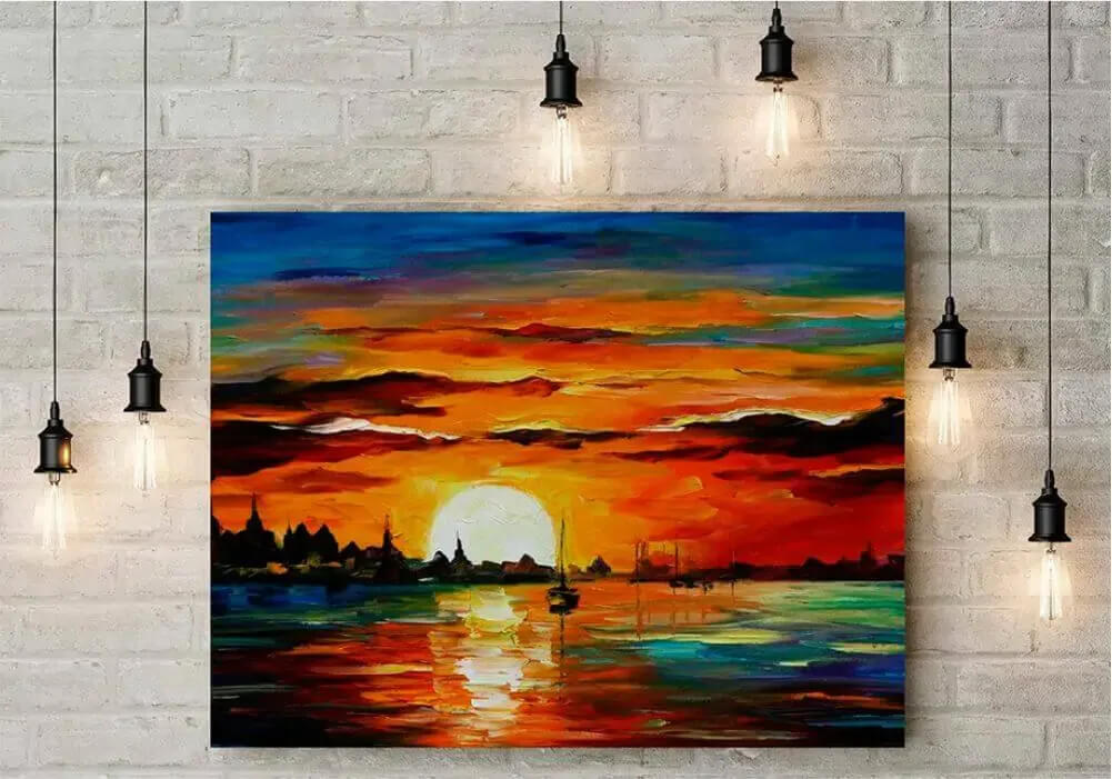 moodern canvas wall art print