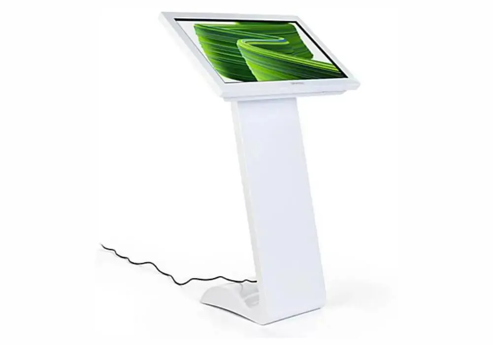 promotional kiosk signage