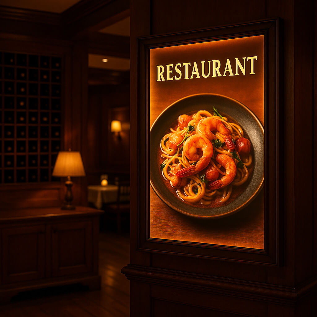 Duratrans Printing 77 restaurants duratrans signs