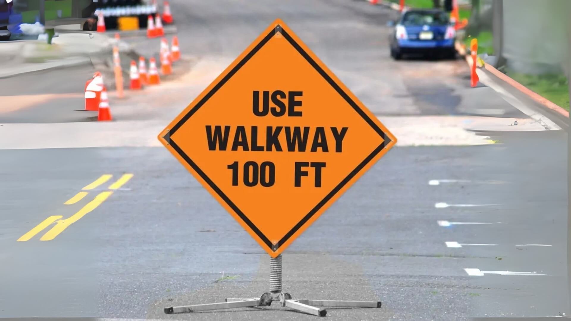 road informational safety signs