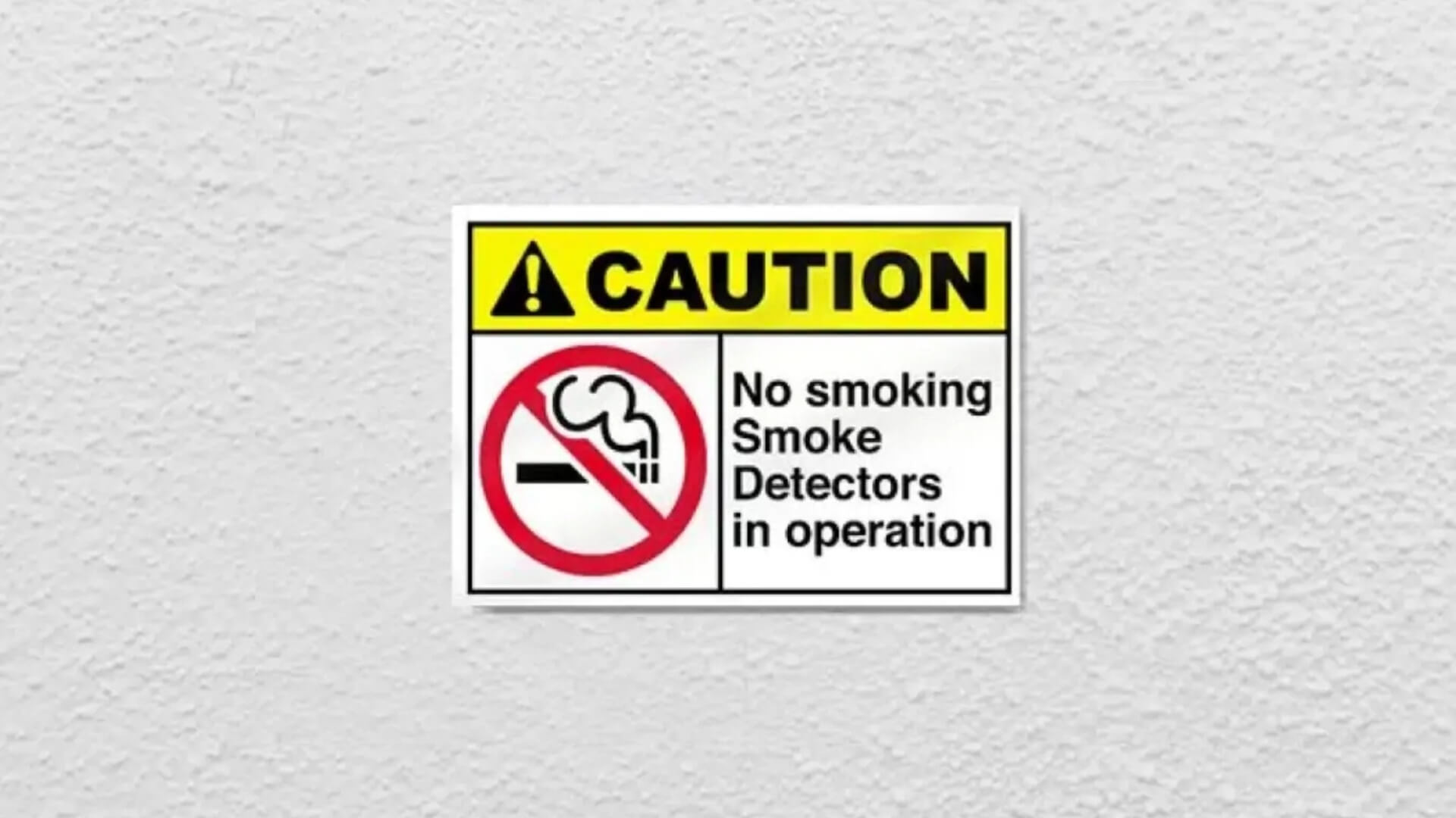 smoke detector safety signs new york