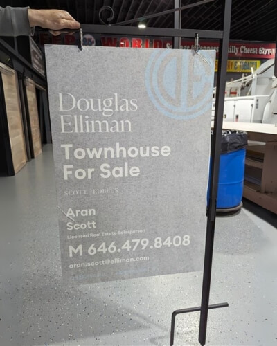 Real Estate Signs 73 townhouse real estate sign