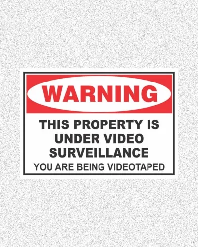 warning this property being video ny
