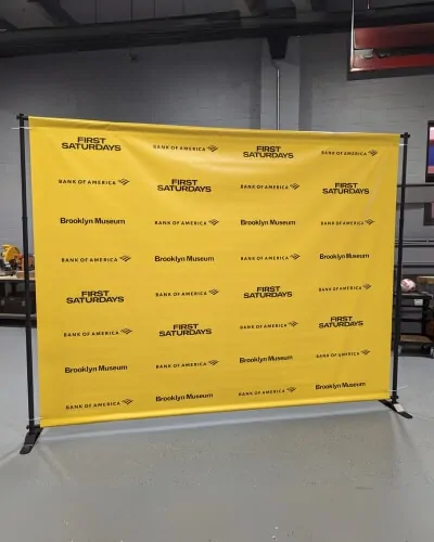 best custom yellow backdrop