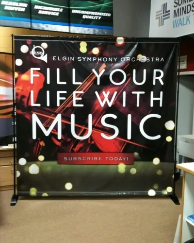 music event backdrop nyc