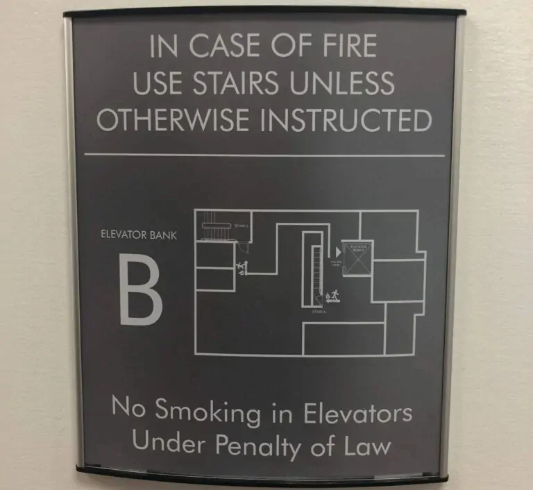 why choose us for egress map signs