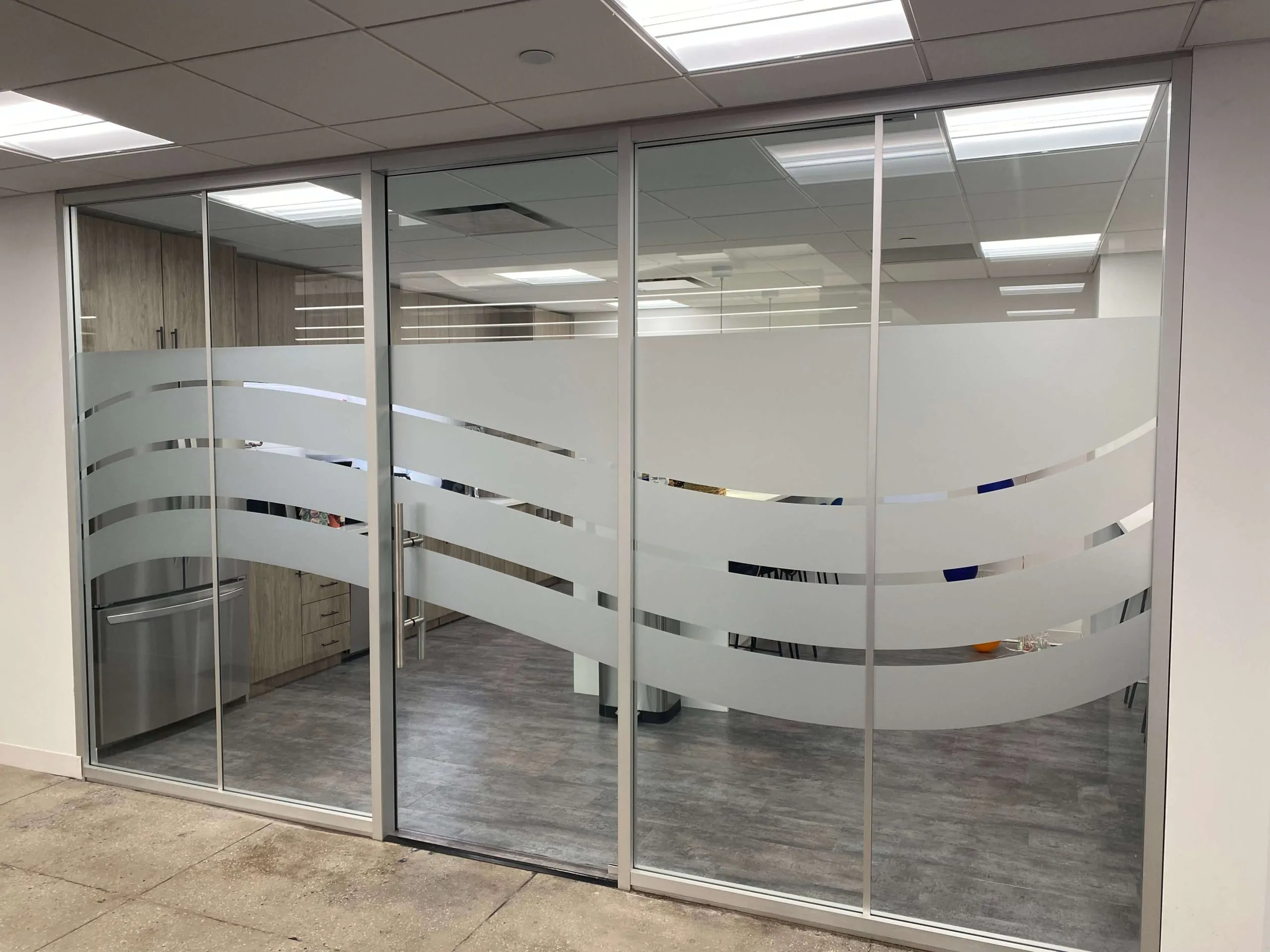 window frosting for office