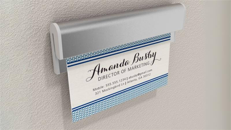 Identification Signs 35 custom slide in sign nyc