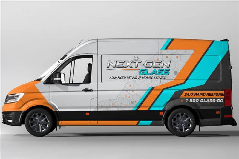 Van Wraps 19 Partial Van Wrap