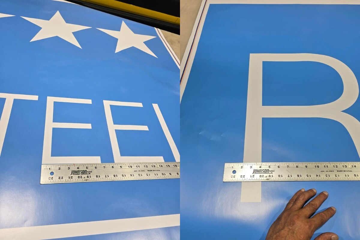 custom hand painted sign