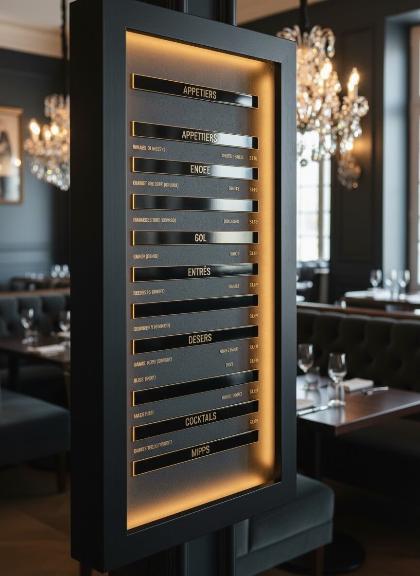 best custom magnetic menu boards ny