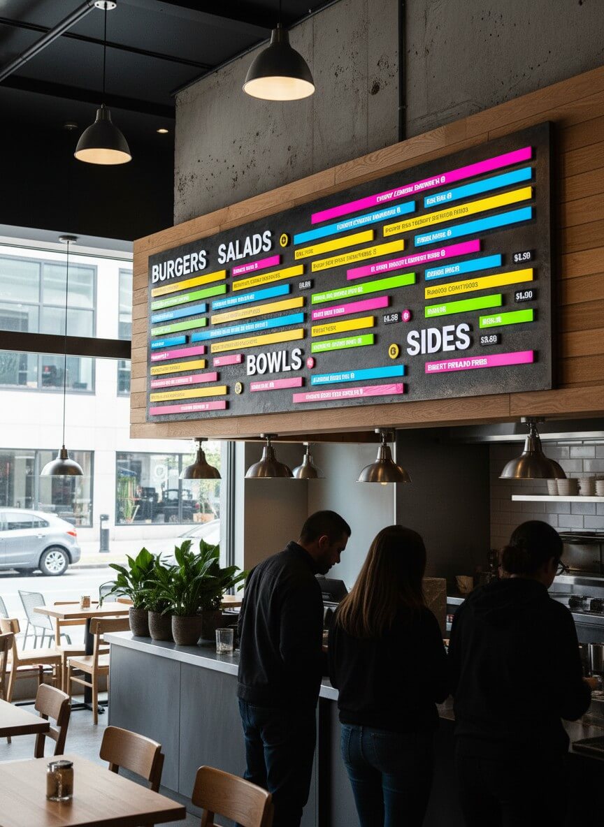 best custom magnetic menu boards nyc