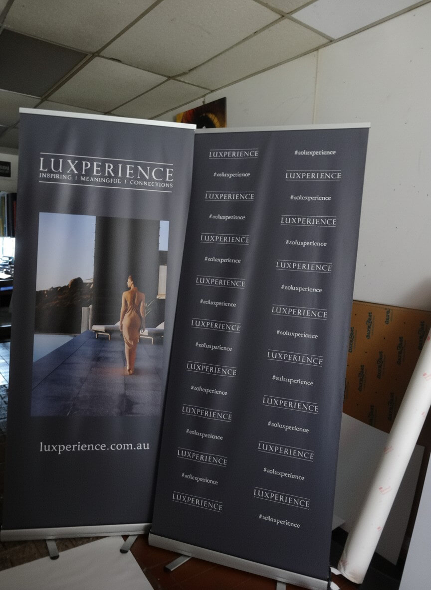 custom banner stands near me nyc