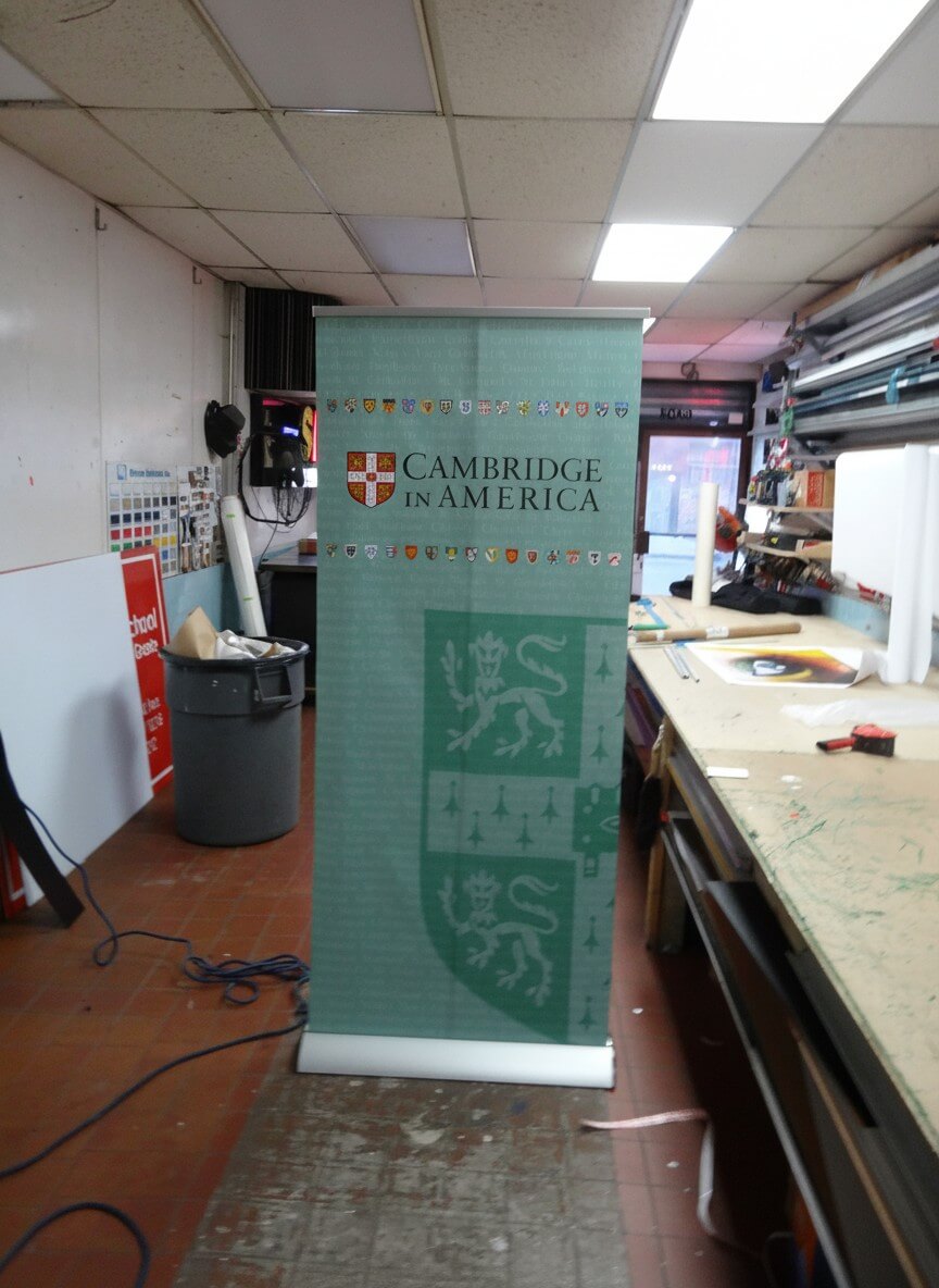 custom outdoor banner stands nyc