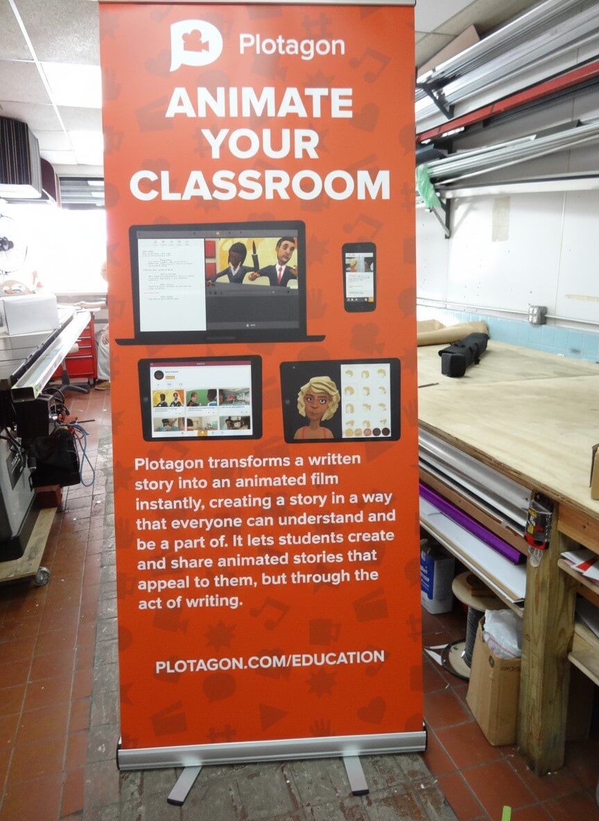 custom retail banner stands nyc