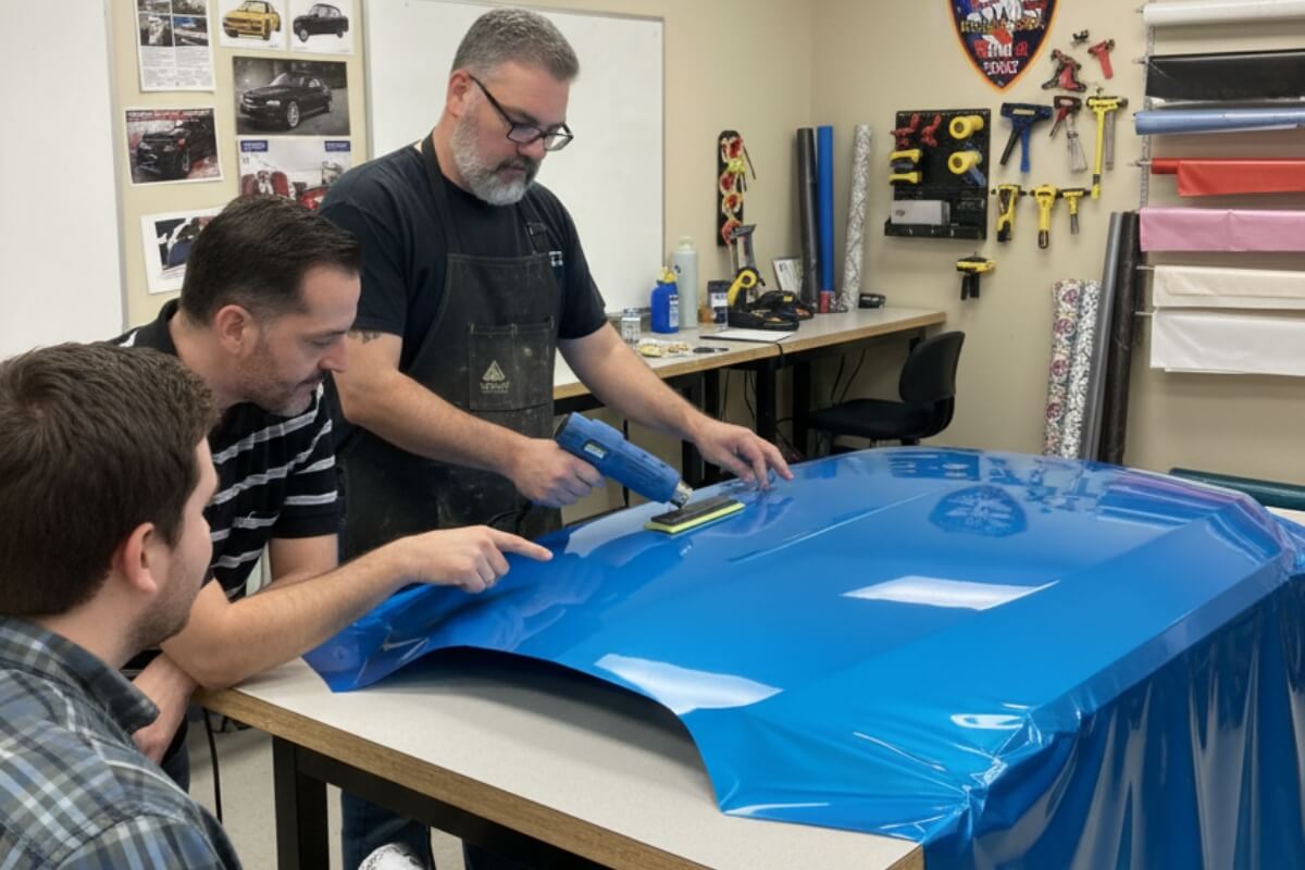 Vinyl Wrap Training 9 vinyl wrapping training in nyc