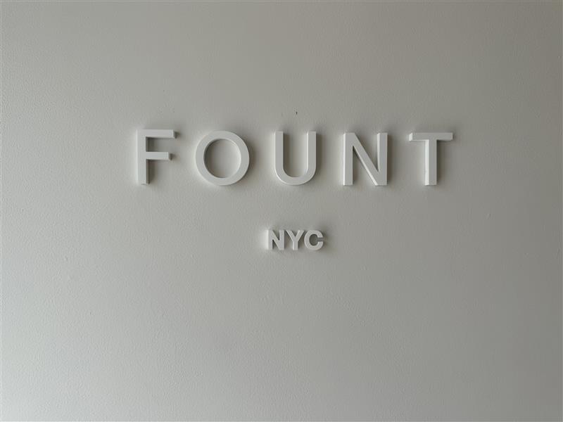 fount lobby sign nyc