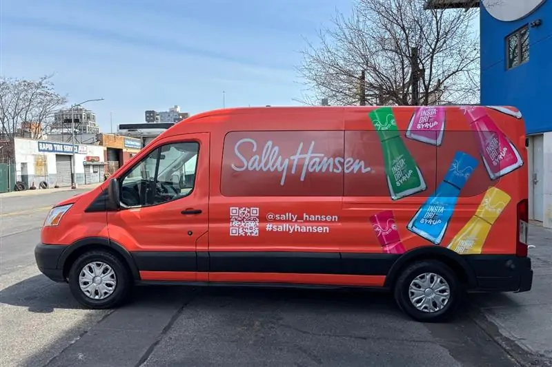 large format printing for vehicle