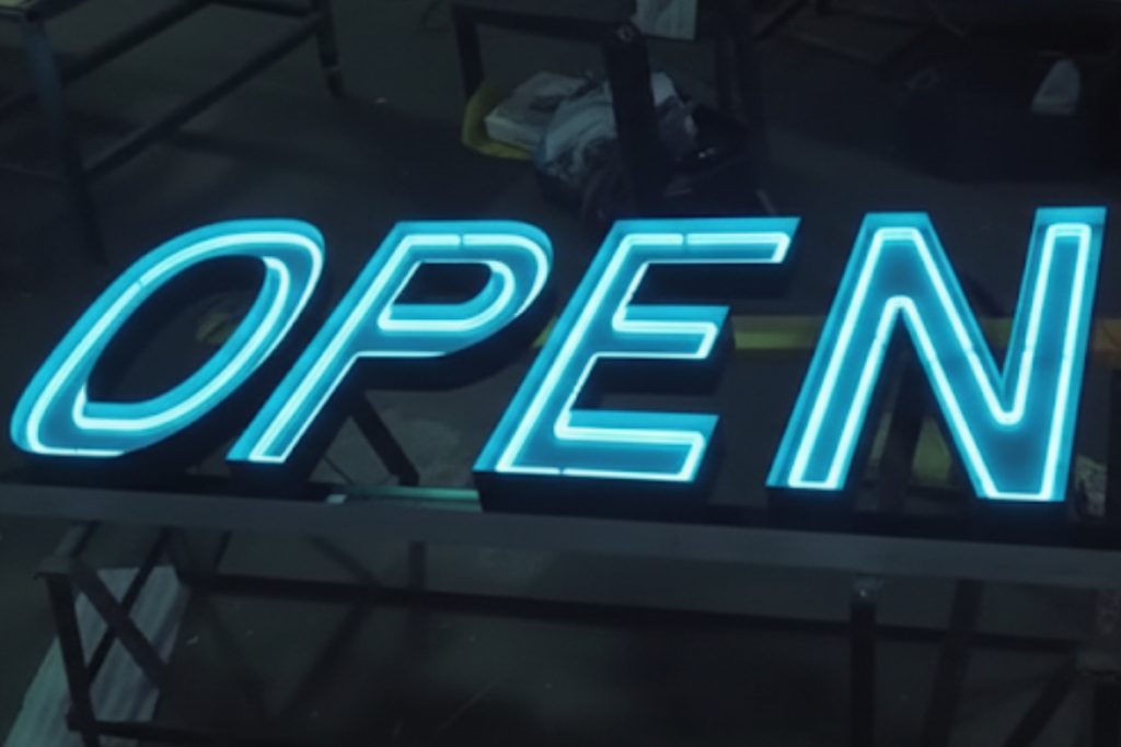 Open-Face Channel Letters for businesses in nyc