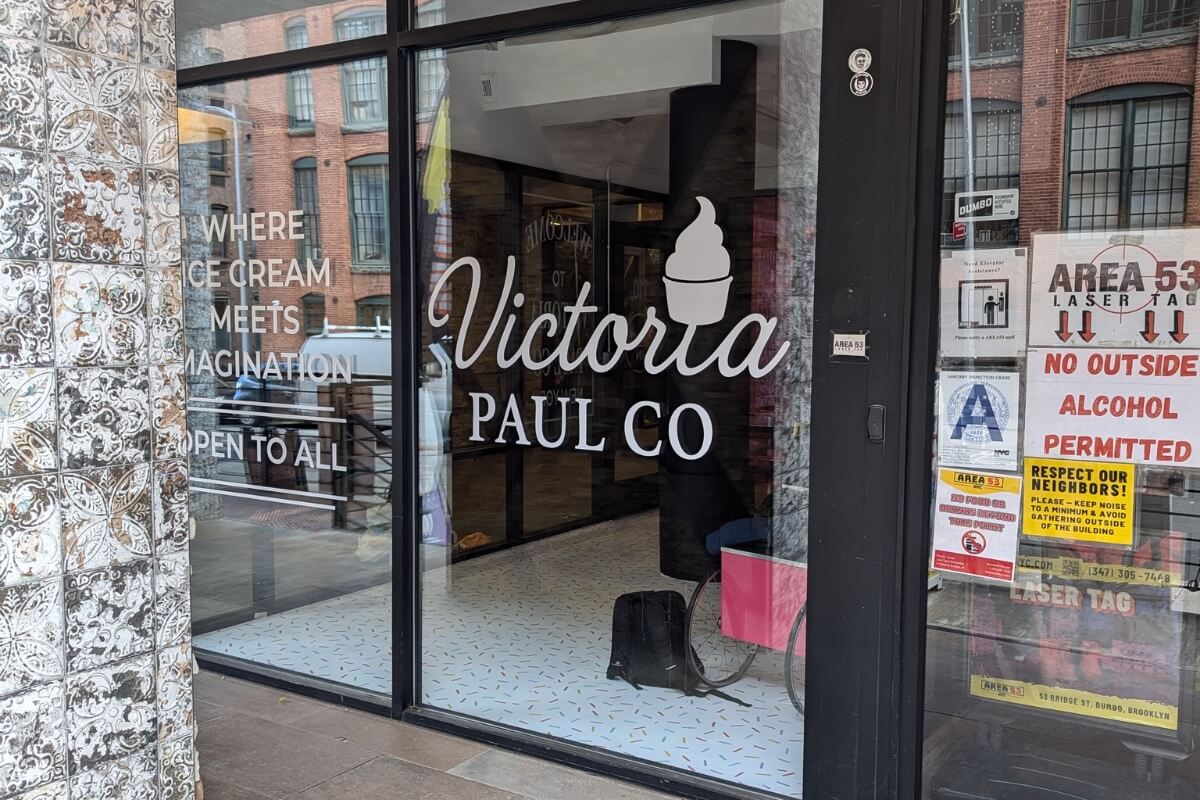 Victoria window decal nyc