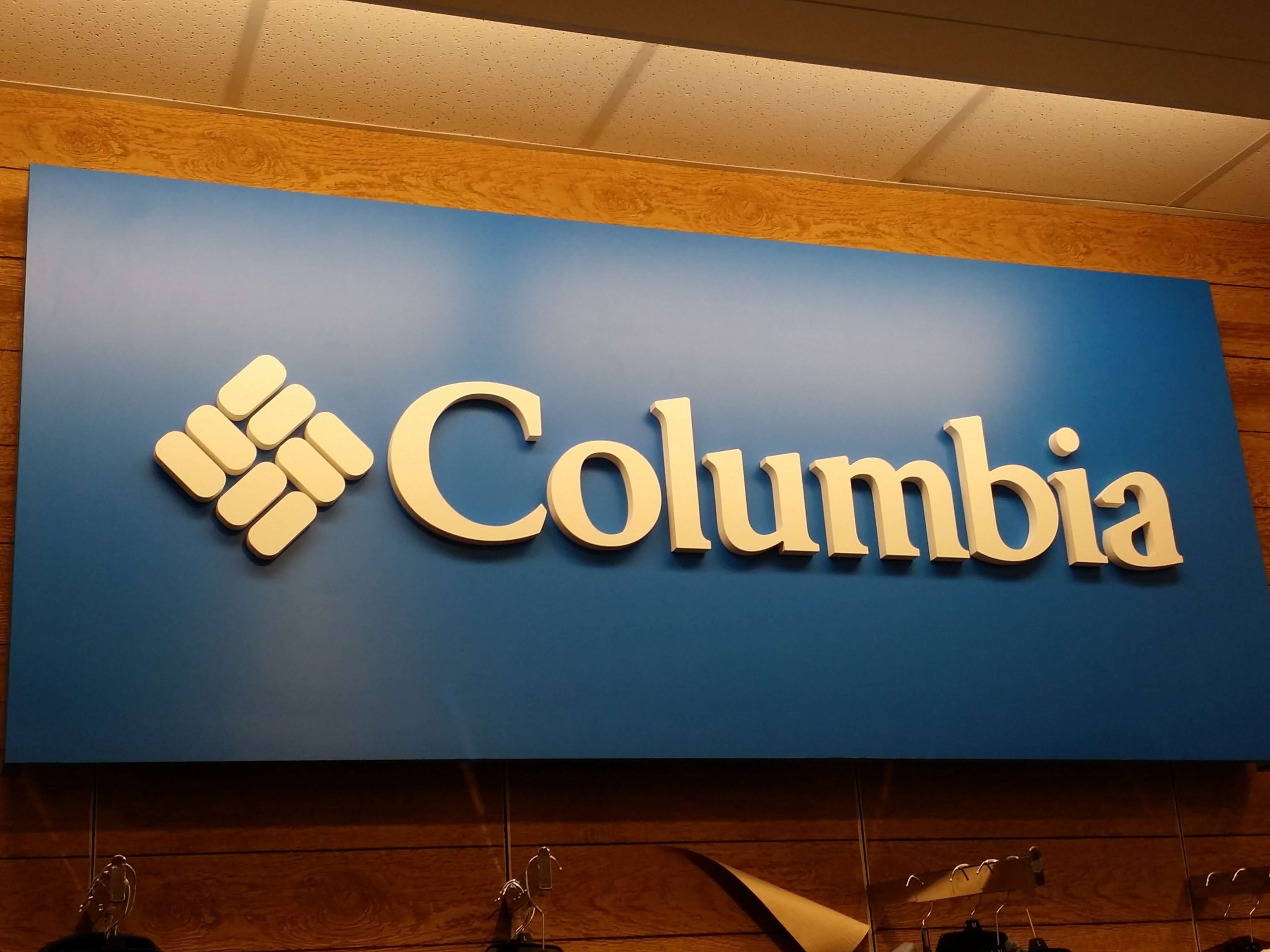 3D letters for Columbia by Signs nyc