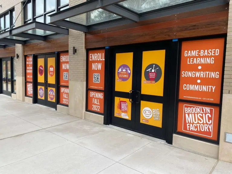 Custom full window wraps for grocery stores nyc