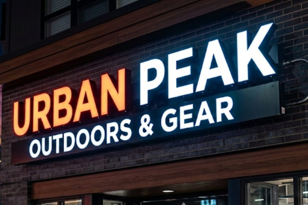 front-lit channel letters for storefront in nyc