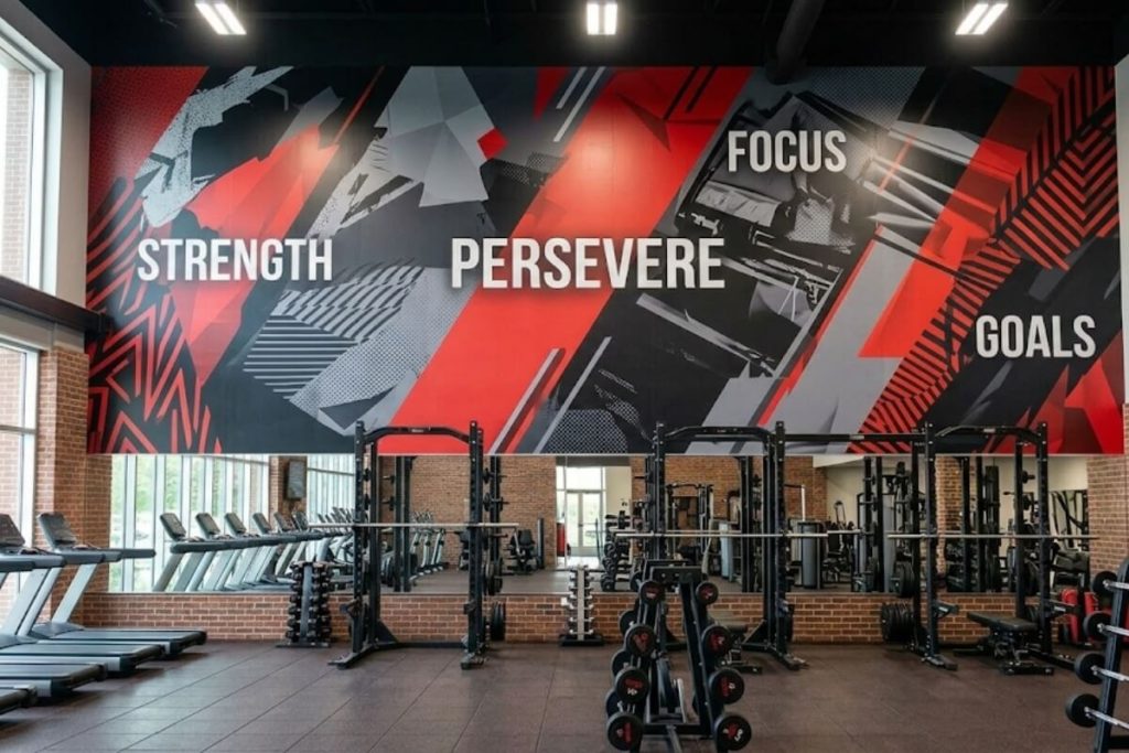 professional gym wall wraps nyc