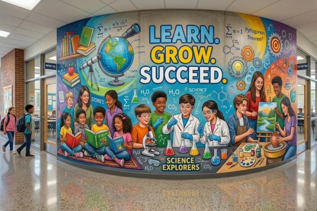professional wall murals for school nyc