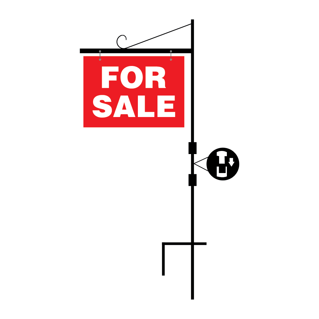 Crane Sign Holder