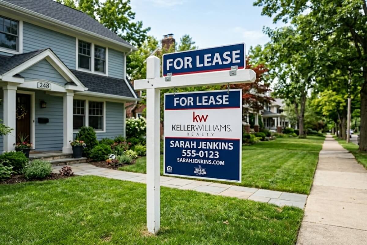 For lease real estae signage