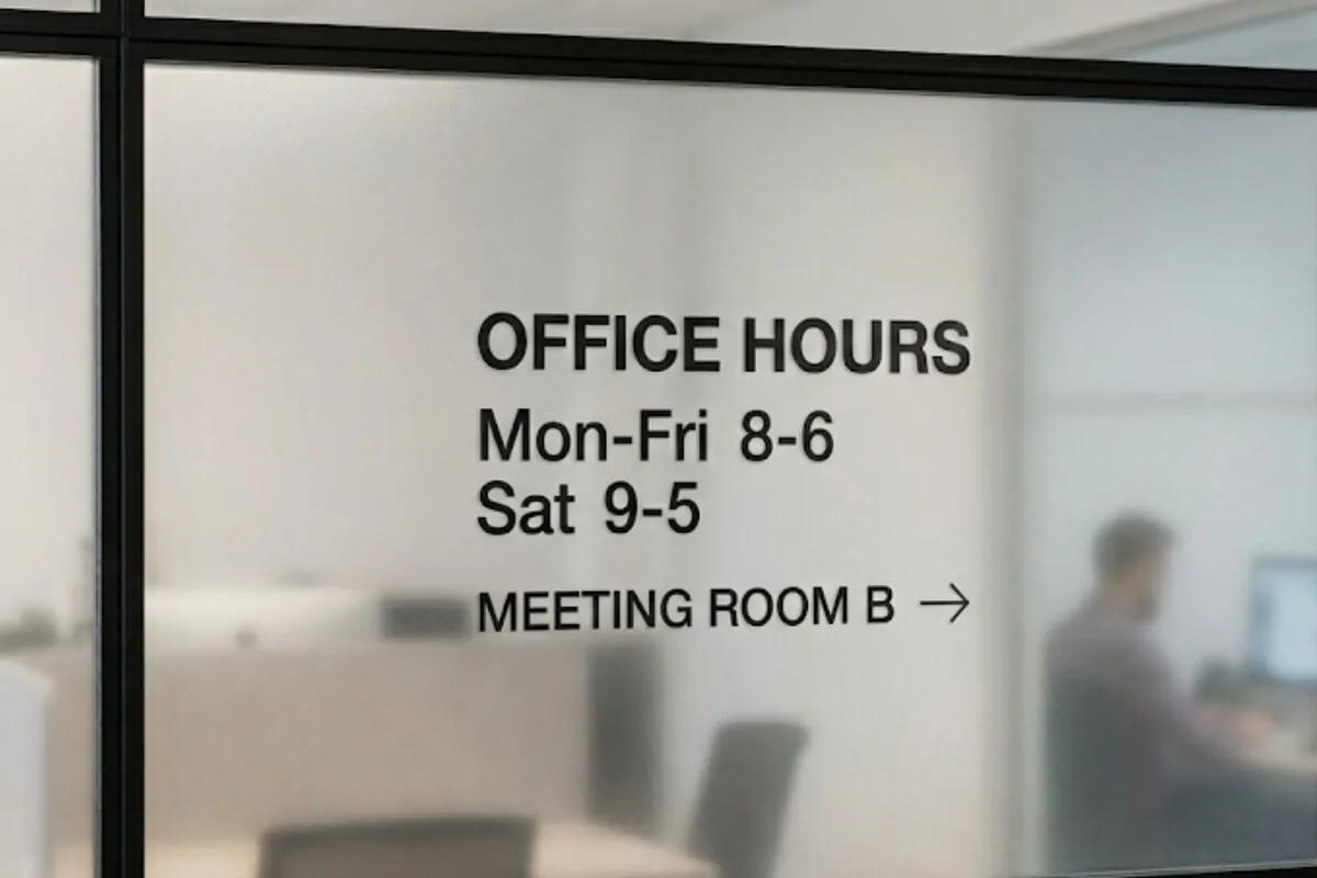 Informational & Utility Decals