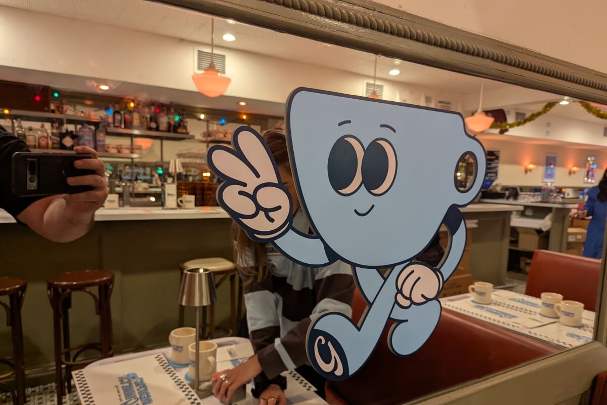 custom window decals for cafe in nyc