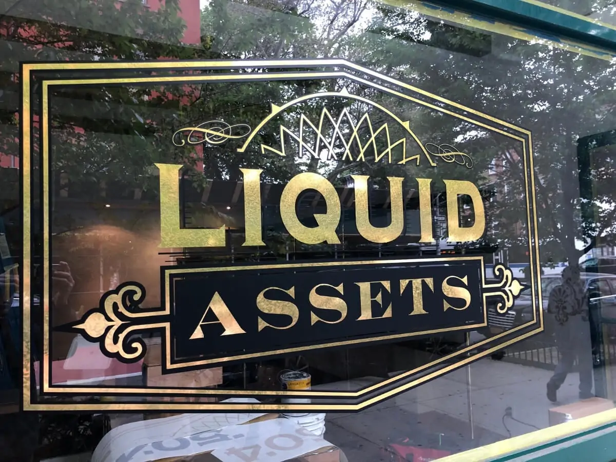 gold leaf decals for storefronts