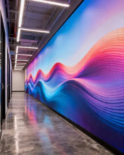 hallways and corridors wall graphics