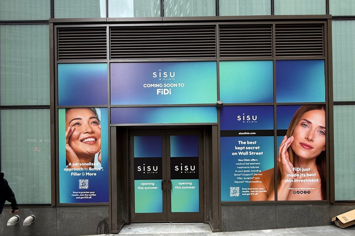 opaque window wraps for clinics in nyc