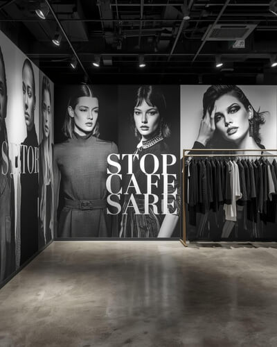 retail and showrooms wall murals nyc