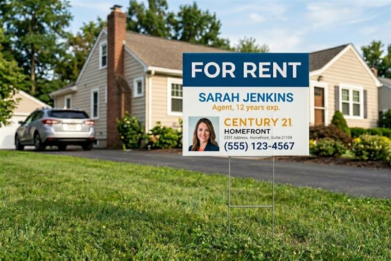 yard signs for real estate agents in nyc