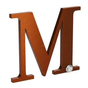 Dimensional Letter Brushed Finishing