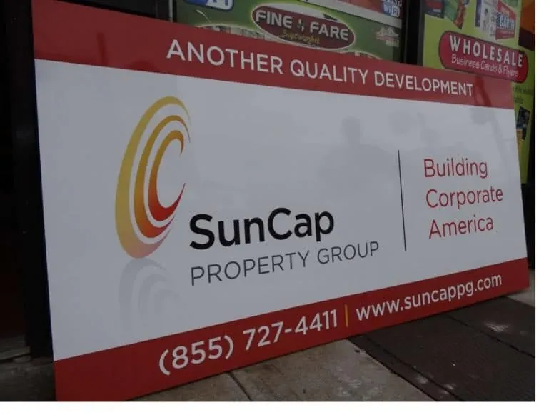 Construction Project Sign