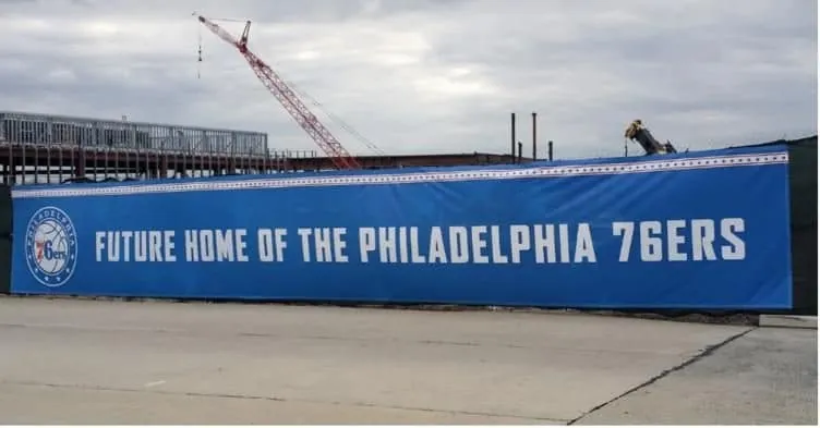 Fence banner Philadelphia