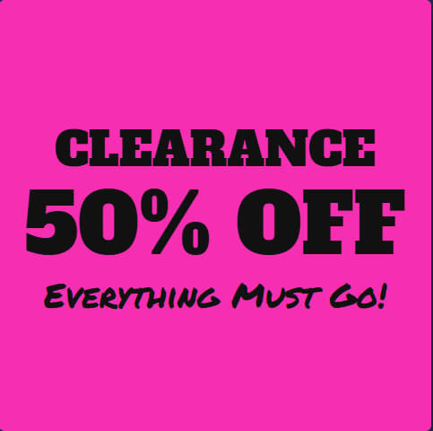 Neon pink clearance paper sign