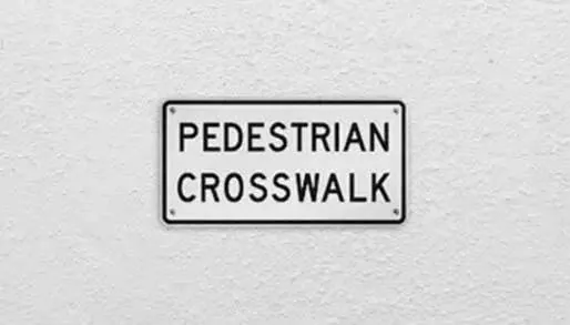 Pedestrian Crosswalk sign 1