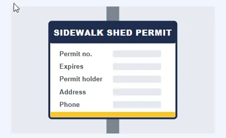 Shed Permit Board