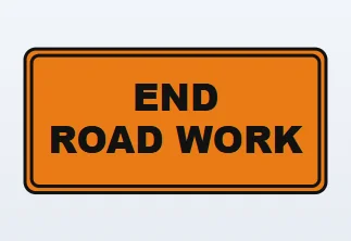 end road work