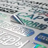 Die Cut Holographic Decals