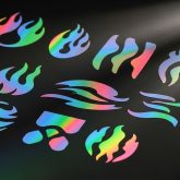 Rainbow Holographic Decals Rainbow Holographic Decals